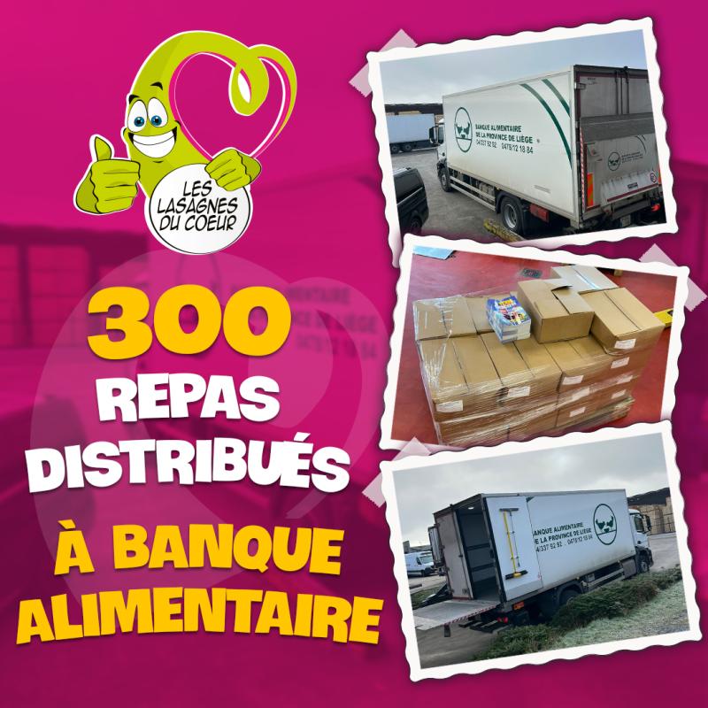 300 repas distribués grâce à vous – Une belle action solidaire !