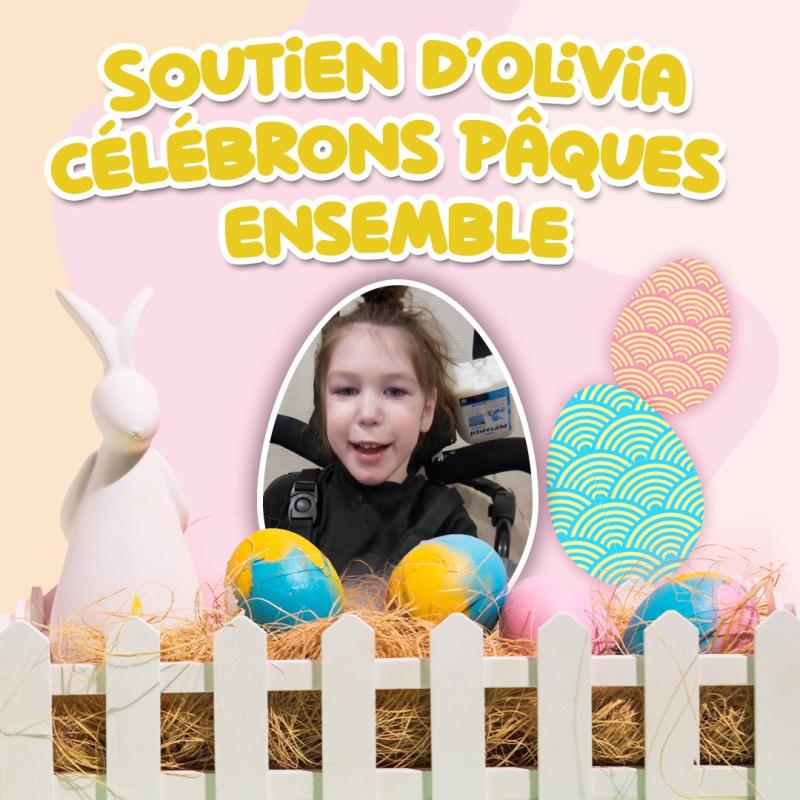 Solidarité pour Olivia : Vente d’Œufs de Pâques au Profit de sa Rééducation